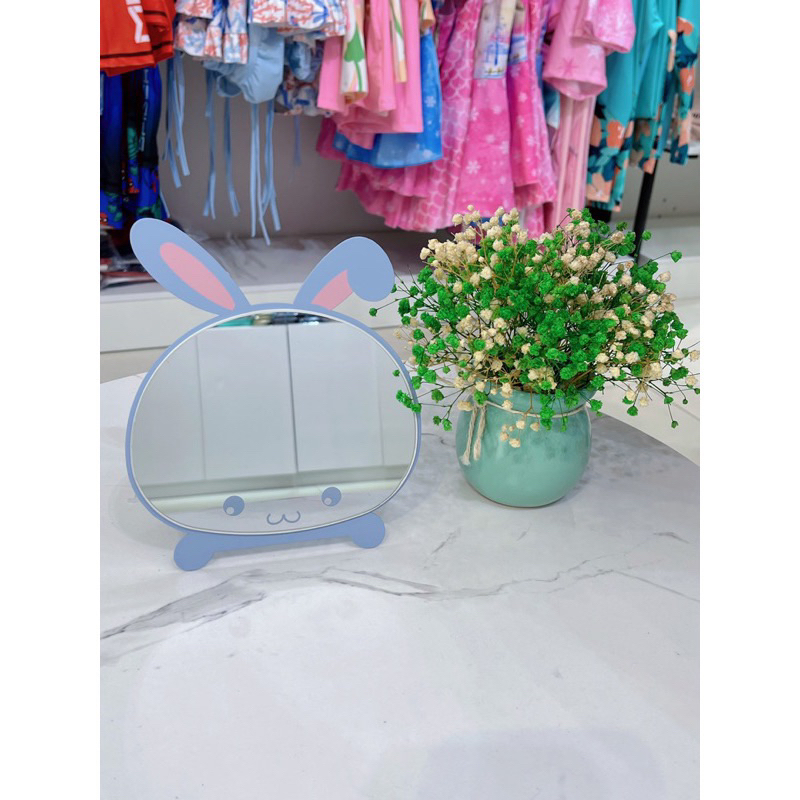 Gương Trang Điểm Để Bàn Hình Thỏ, Hình Mèo, Hình Gấu Phong Cách Cute