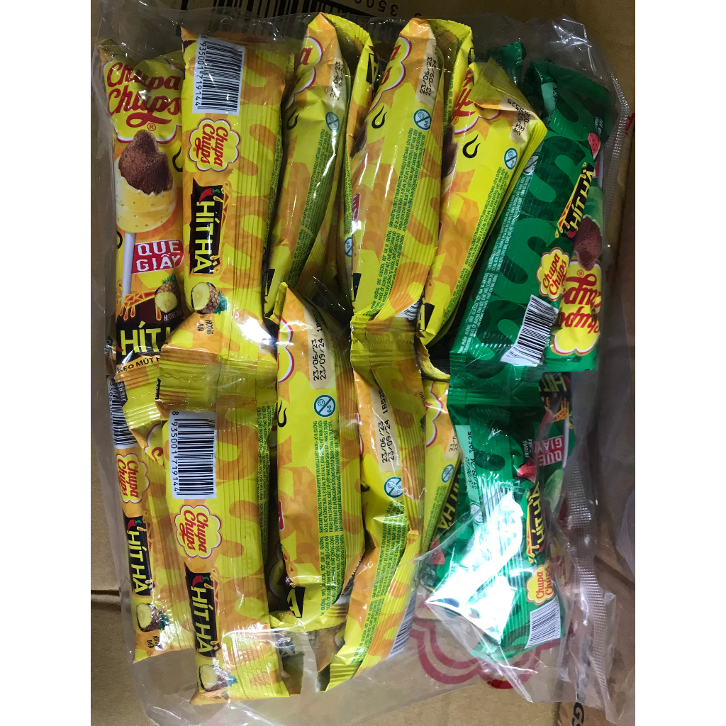 Kẹo Mút Chupa Chups Nhân Muối Ớt Hít Hà Với Hương Dưa Hấu Và Hương Dứa