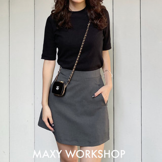 Áo thun knitted form ôm dáng update thêm nhiều màu mới siêu xinh knitted basic tee Maxy Workshop