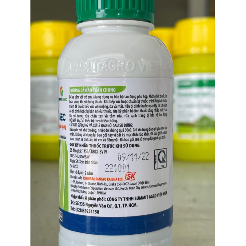 ONECIDE 15EC - TRỪ CỎ LÁ HẸP CHO CÂY TRÔNG LÁ RỘNG, TẶNG KÈM CHẤT BÁM DÍNH HASTEN