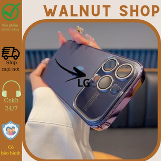 Ốp lưng kính nhám mạ viền chống rơi vỡ Cho iPhone 14 13 12 11 Pro Max 14Promax 13Promax 12Promax