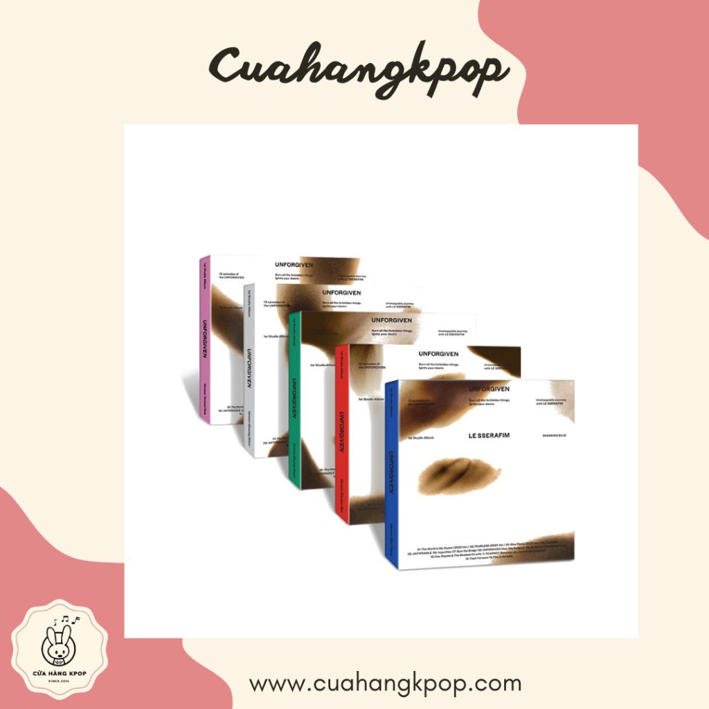 Album Le sserafim unforgiven chính hãng có sẵn - Cửa hàng Kpop