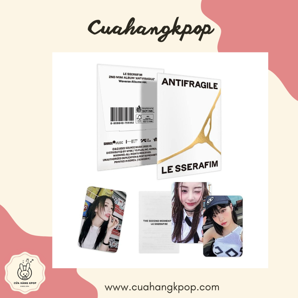 Album Le Sserafim -  Cửa hàng Kpop có sẵn