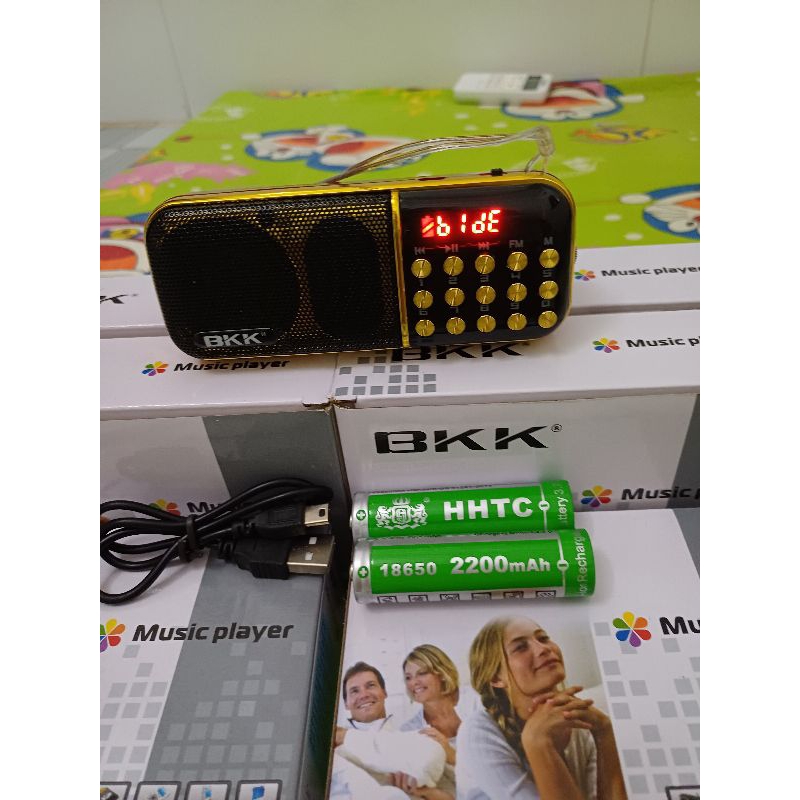 Loa Đài Nghe kinh pháp.BKK-B851+2pin+2 khai đễ Thẻ.Có hỗ Trợ Radio Đài Fm.