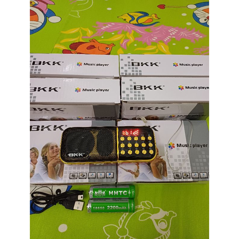 Loa Đài Nghe kinh pháp.BKK-B851+2pin+2 khai đễ Thẻ.Có hỗ Trợ Radio Đài Fm.
