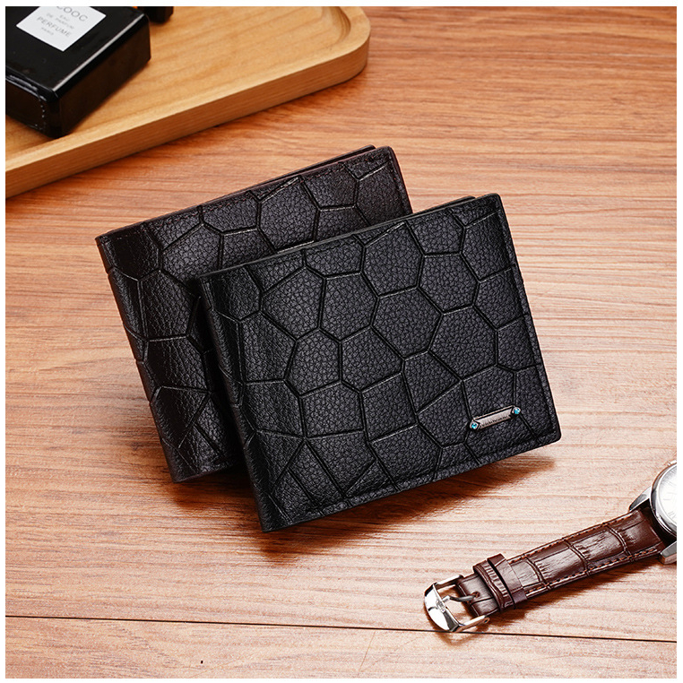 VÍ DA NAM , BÓP DA THỜI TRANG DÀNH CHO NAM CHẤT LIỆU PU CAO CẤP L16#