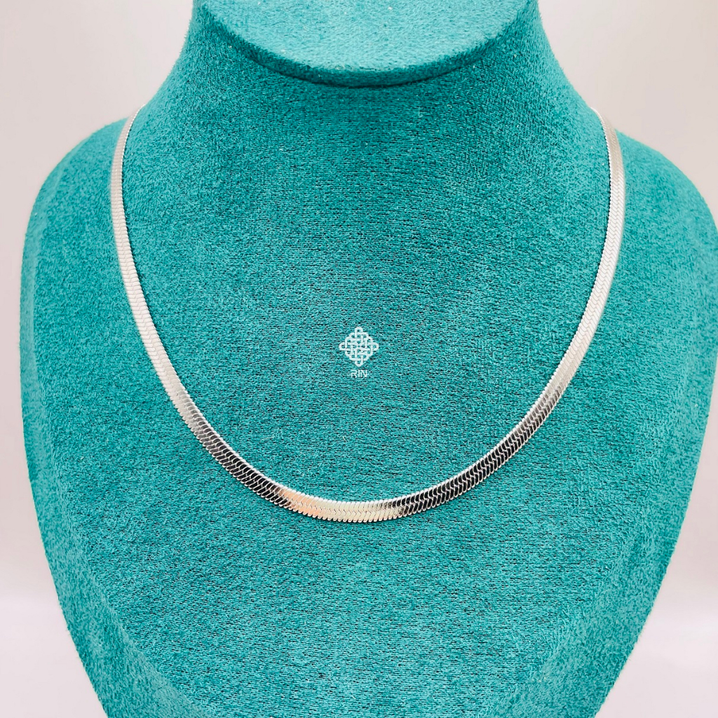 Dây chuyền titan unisex sợi mì, Vòng cổ titan lụa mỏng không phai màu không rỉ sét dày 3 li và 4 li, Trangsucmoiluatuoi