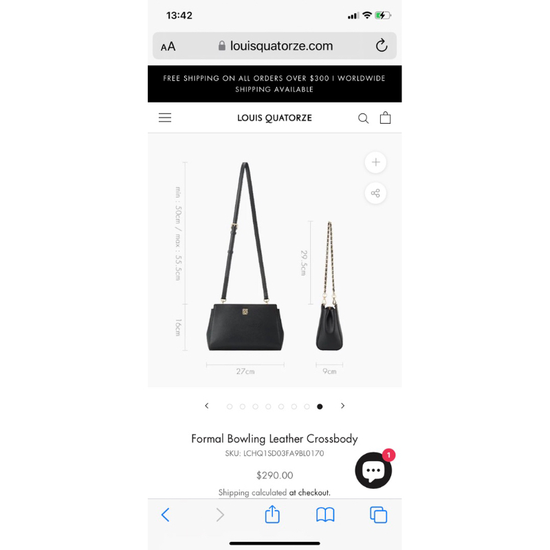 Túi si hiệu Louis Quatorze