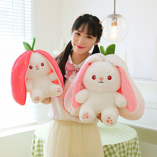 Đồ chơi nhồi bông thỏ biến hình gấu bông thỏ dâu thỏ cà rốt cao cấp giá rẻ