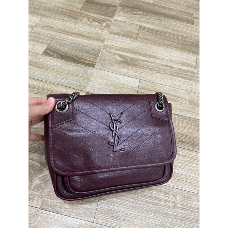 Túi si da thật Y.S.L 23
