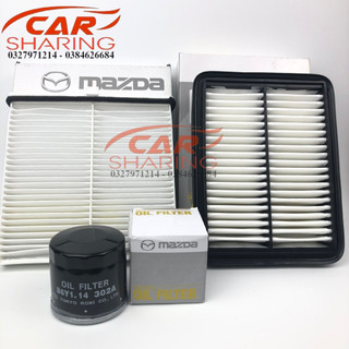 Lọc gió động cơ , lọc điều hòa , lọc nhớt , dùng xe mazda 2 allnew 1.5, đời xe 2015 đến 2019
