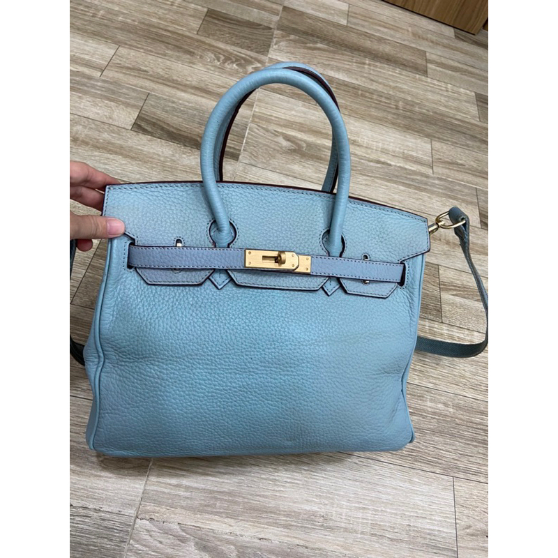 Túi si da thật dáng HM