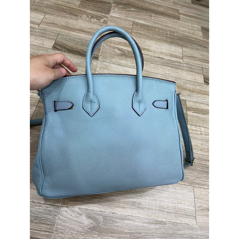 Túi si da thật dáng HM