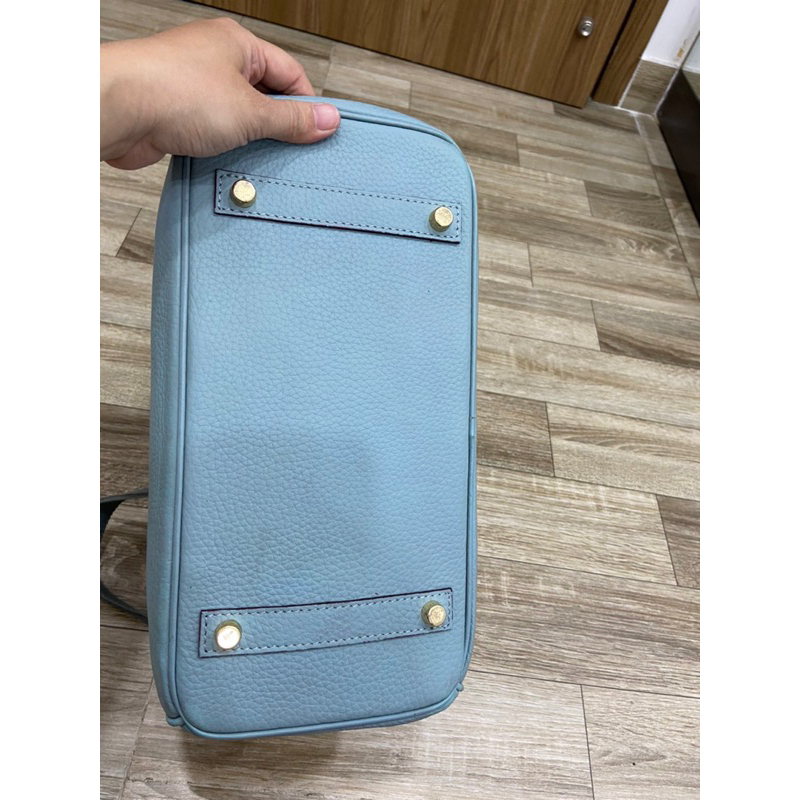 Túi si da thật dáng HM