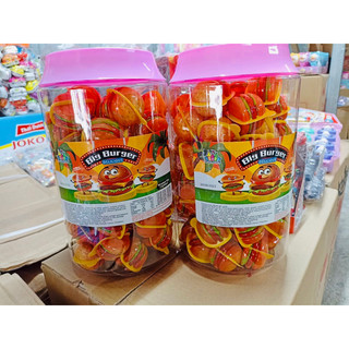 Lọ 60 chiếc kẹo Hambeger loại to đại siêu ngon