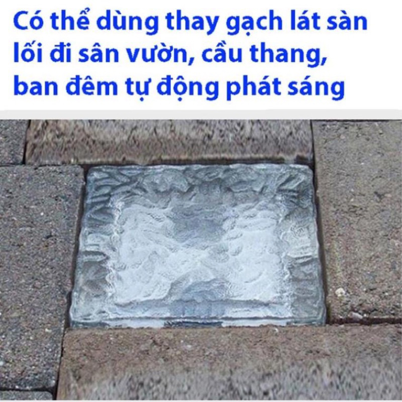 Đèn viên đá năng lượng mặt trời dùng trang trí sân vườn