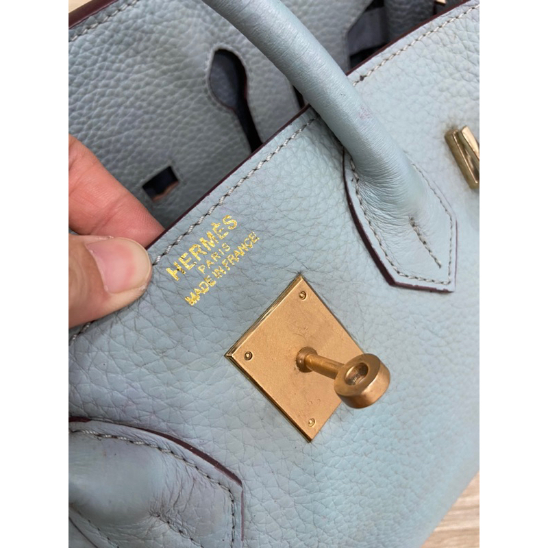 Túi si da thật dáng HM