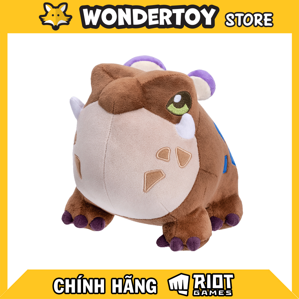 Gấu bông chính hãng Riot Games Liên Minh Huyền Thoại Gromp Plush Cóc Thành Tinh