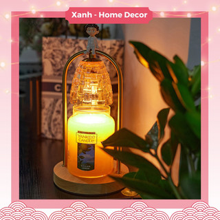 Đèn đốt nến thơm dành cho Yanke.e, có hẹn giờ