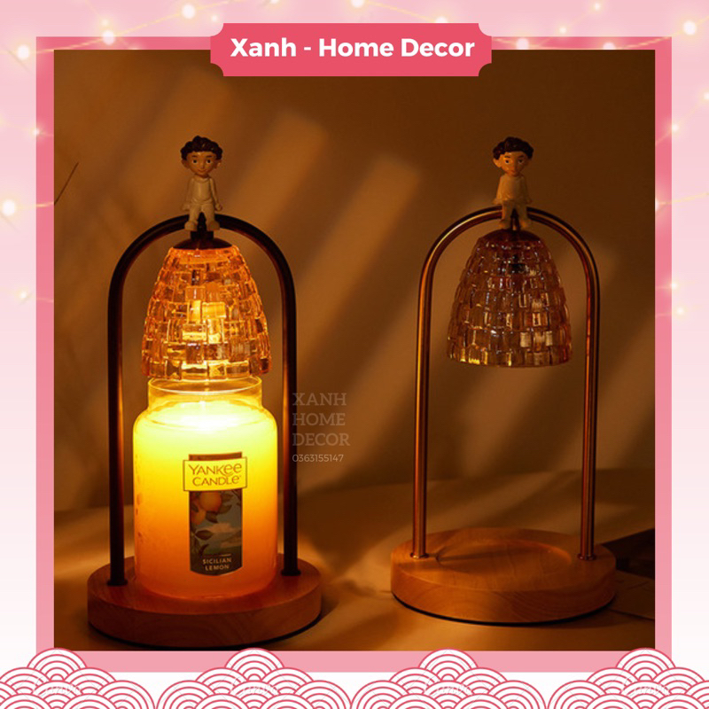 Đèn đốt nến thơm dành cho Yanke.e, có hẹn giờ