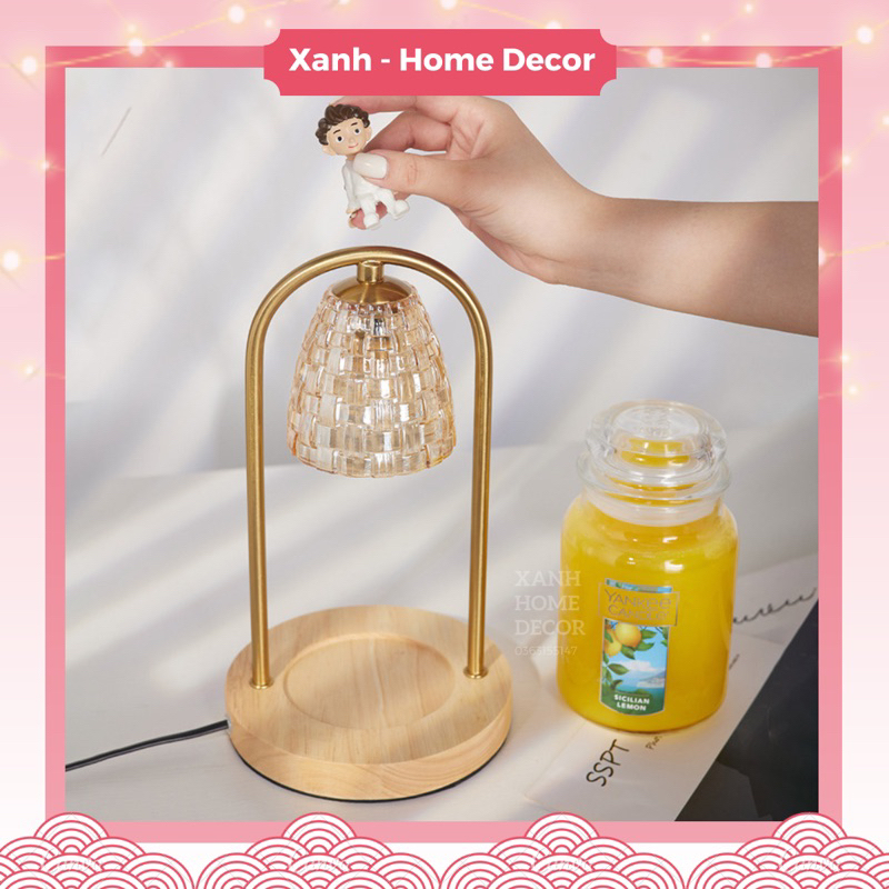 Đèn đốt nến thơm dành cho Yanke.e, có hẹn giờ