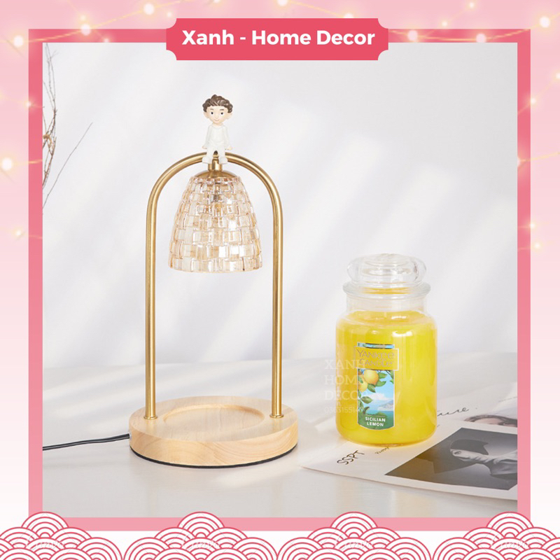 Đèn đốt nến thơm dành cho Yanke.e, có hẹn giờ