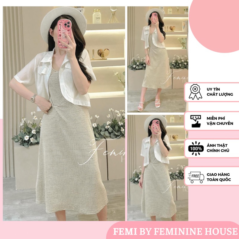 Set Đầm Sọc