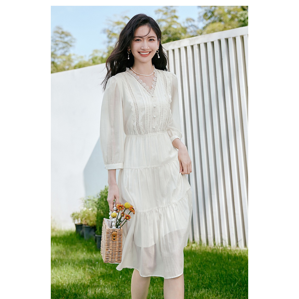 B063 Váy voan xuất dư của HOPESHOW