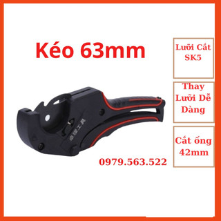 Kéo cắt ống nhựa 42mm và 63mm -cắt ống pvc-ppr-hdpe-lưỡi kéo sk5 sắc bén