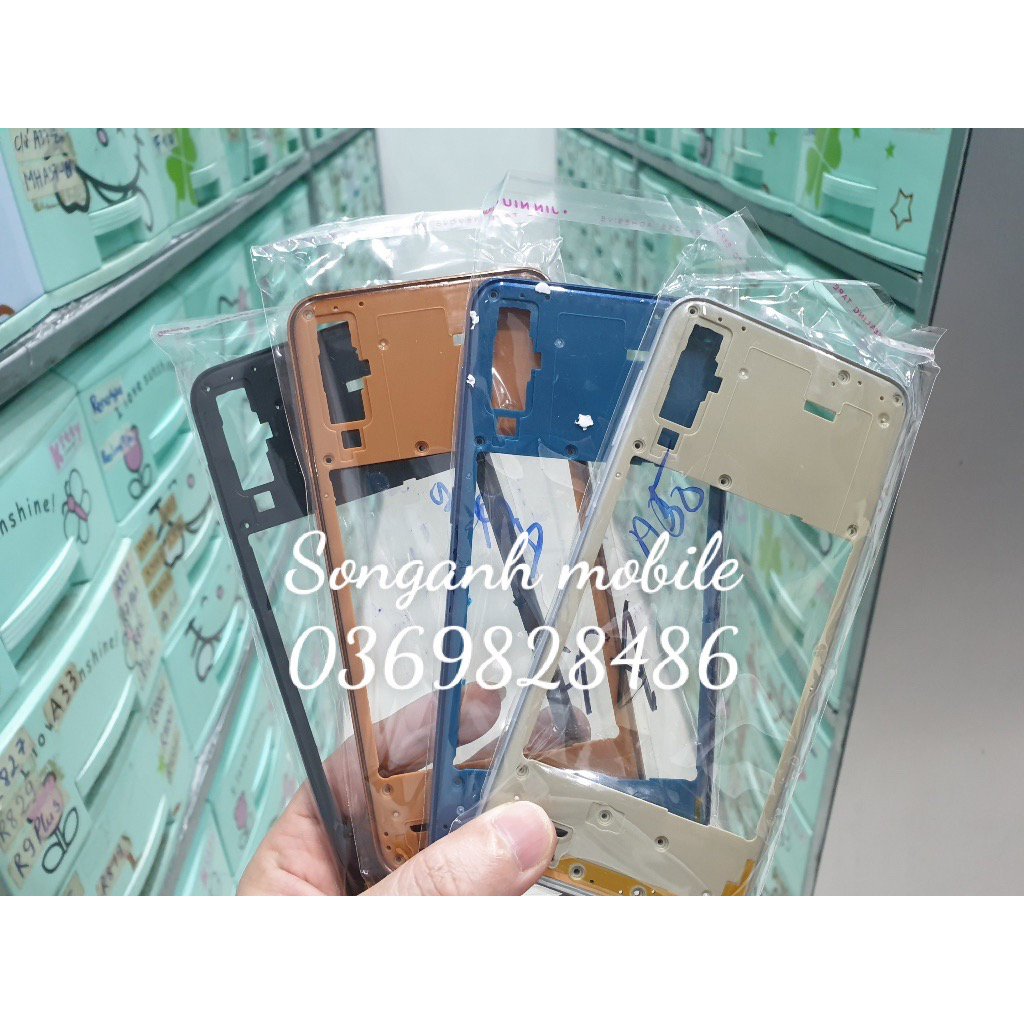 ￼Nắp Lưng - Bo Viền - Khung Xương Đỡ Màn Samsung A50 2019 / SM-A505