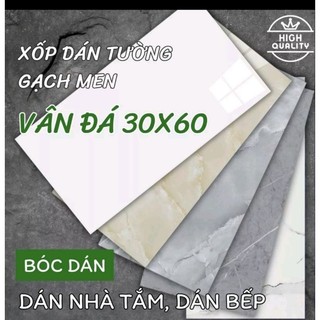 Tấm xốp dán tường pvc vân đá cao cấp có sẵn mặt sau kt tấm 30cm×60cm
