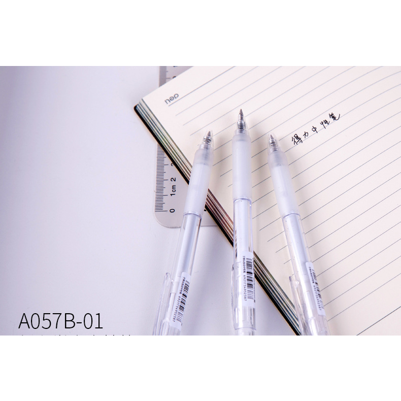 Bút Gel Deli Bút Bi Nước Bút Gel Mực Đen Deli A057B-01 Ngòi 0.5mm Chính Hãng Dành Cho Viết Calligraphy