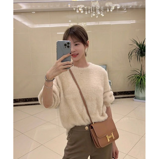 Túi hm khoá chữ H size 19, túi hm constance