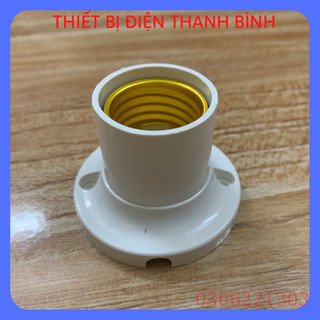 Đui xoáy thẳng ốp trần, vát tường E27