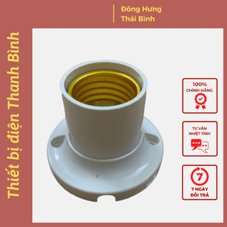 Đui xoáy thẳng ốp trần, vát tường E27