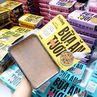 Pate tươi petchoy cho chó mèo - hộp 500g