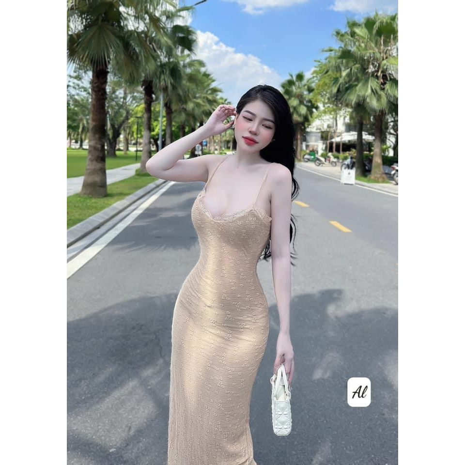 Váy body viền ren AL