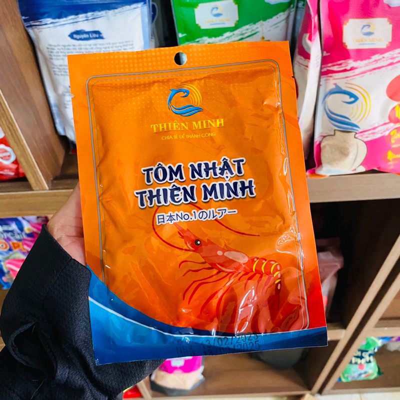 Bột Tôm Nhật Thiên Minh 60g Câu Cá Rô Phi, Chép Siêu Nhạy