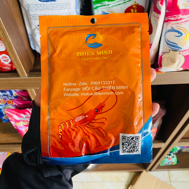 Bột Tôm Nhật Thiên Minh 60g Câu Cá Rô Phi, Chép Siêu Nhạy