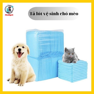 Tả lót tấm lót khay vệ sinh miếng lót chuồng cho chó mèo thấm hút khử mùi size S/M/L - Medipet