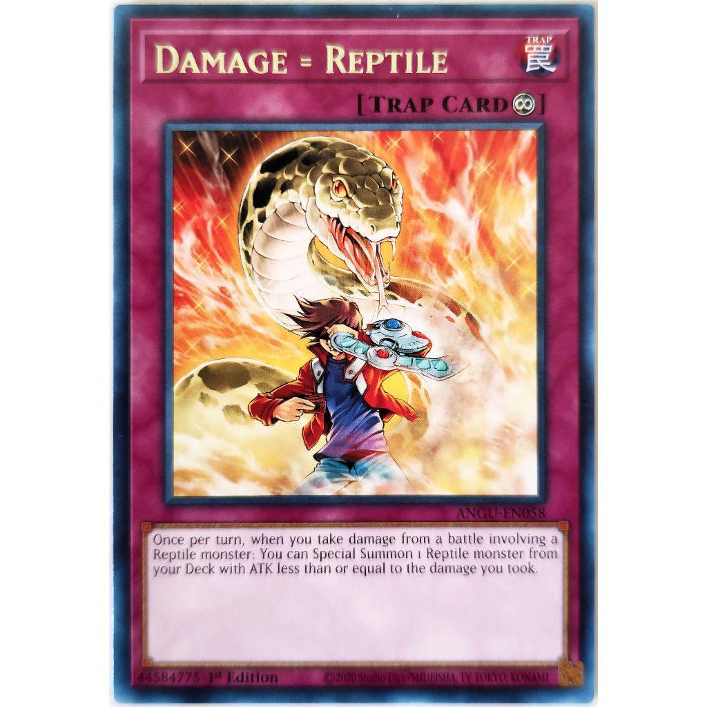[Thẻ Yugioh] Damage = Reptile |EN| Rare