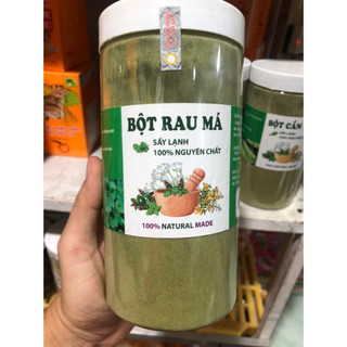 Bột rau má sấy lạnh đà lạt farm organic hũ 500% - 100% thiên nhiên