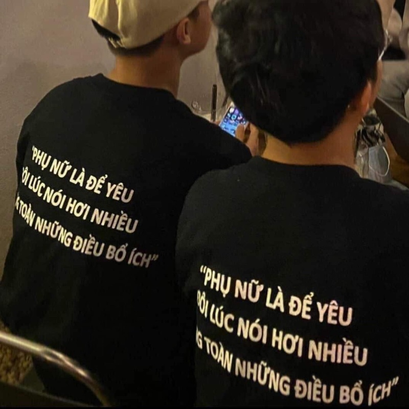 Áo Phụ nữ là để yêu , áo độc lạ tấu hài tay lửng  form rộng - áo thun độc lạ