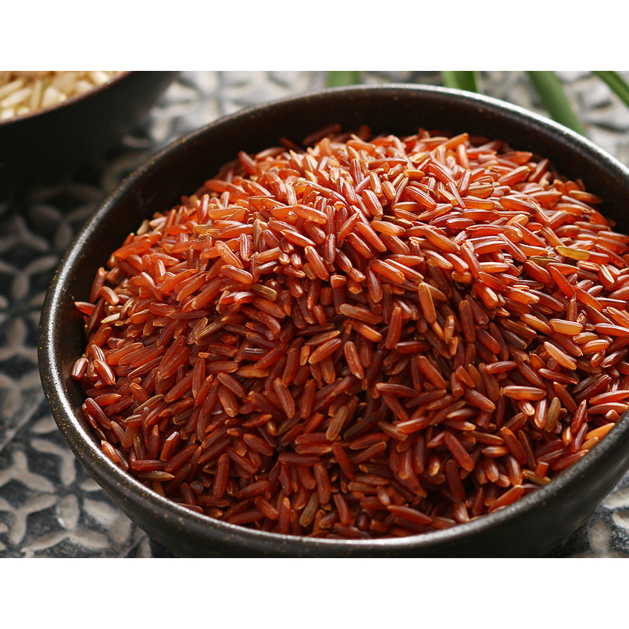 1kg gạo lứt huyết rông thơm ngon, sống và rang chín