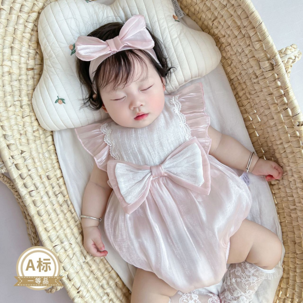 Set body tơ lụa mềm mặc đầy tháng , sinh nhật cho bé ( hàng QCCC)