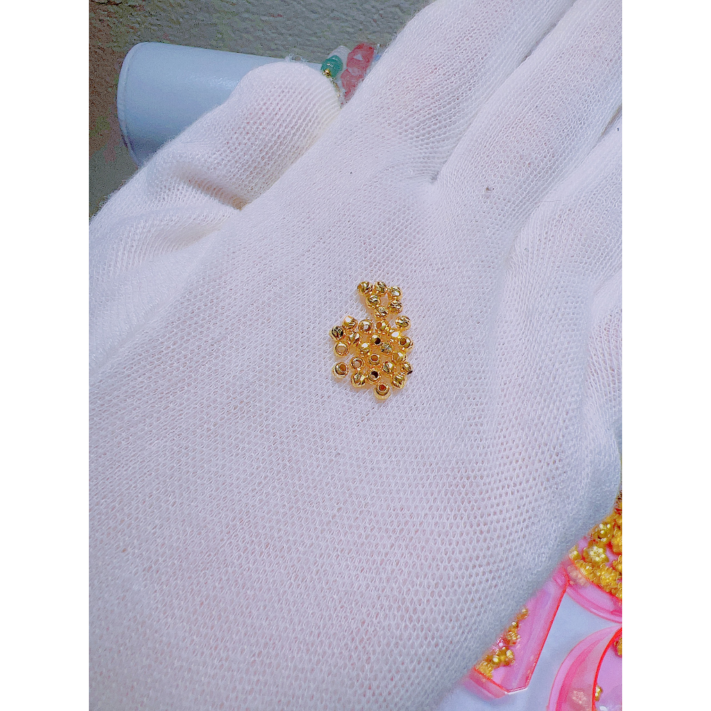 Charm mix vòng bi 2,5li 4li 10k nguyên chất- TamiaJewelry