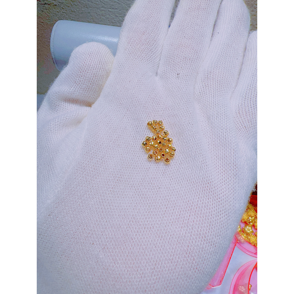 Charm mix vòng bi 2,5li 4li 10k nguyên chất- TamiaJewelry