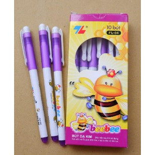 Bút lông kim Bee bee FL04 Thiên Long FL-04 beebee phù hợp cho bé học tiểu học Mực tím - 1 cây
