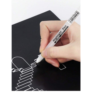 Bút gel mực trắng nét bút 0.8 - 1 cây
