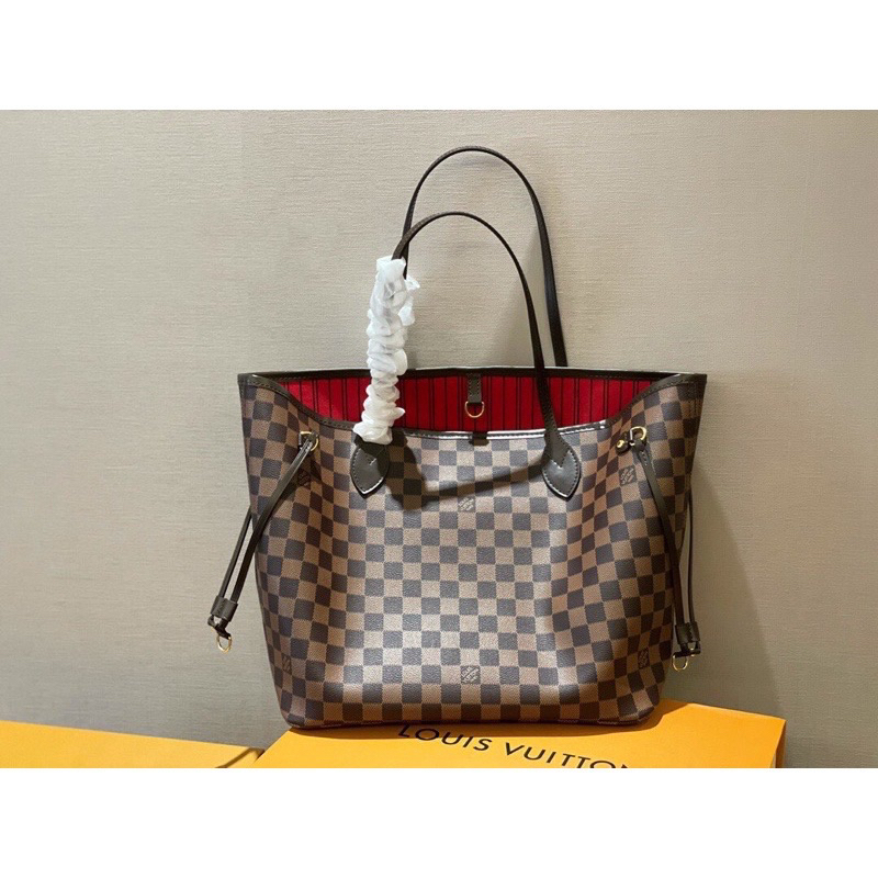 Túi xách NEVERFULL - Bản SUP 32cm - Da canvas NK [Không box]